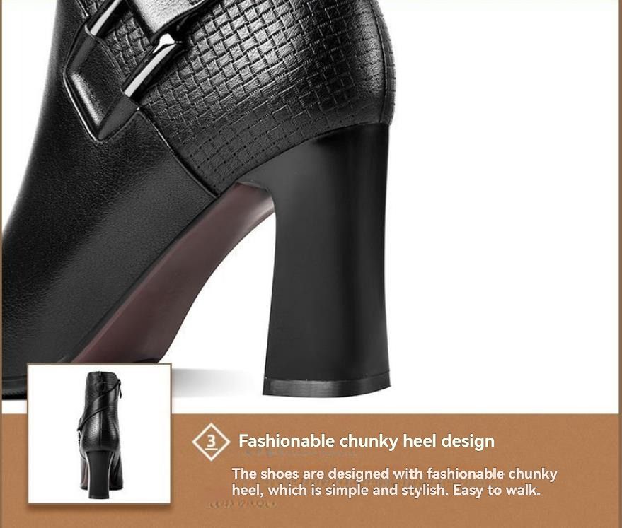 New Arrival: Women's Fashionable Non-Slip Ankle Boots, High-Heeled Boots, Women's Ankle Boots, Women's Short Boots