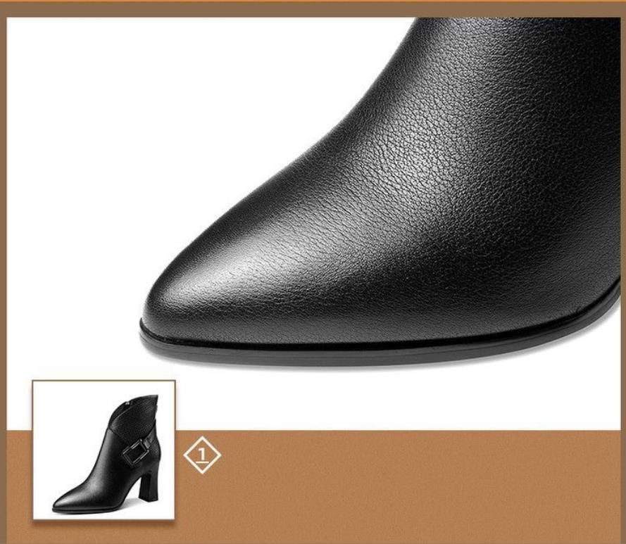 New Arrival: Women's Fashionable Non-Slip Ankle Boots, High-Heeled Boots, Women's Ankle Boots, Women's Short Boots