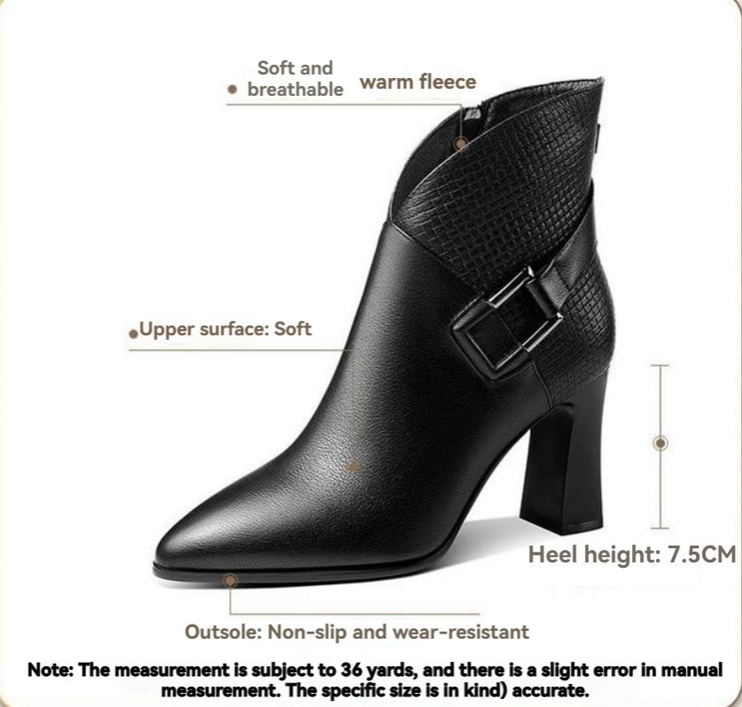 New Arrival: Women's Fashionable Non-Slip Ankle Boots, High-Heeled Boots, Women's Ankle Boots, Women's Short Boots