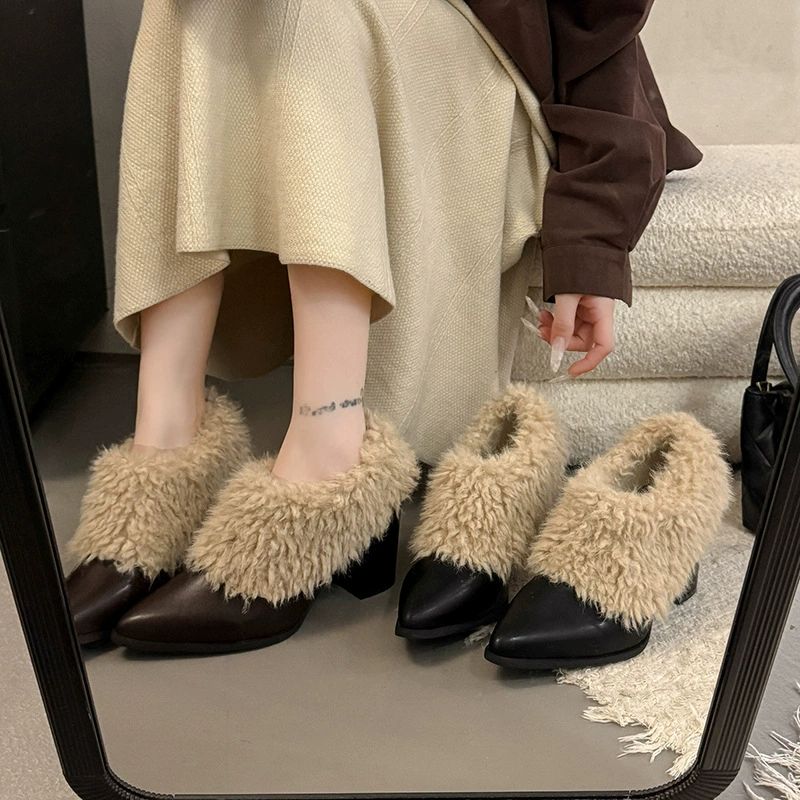 New Arrival: Women's Fashionable Non-Slip Ankle Boots, High-Heeled Boots, Women's Ankle Boots, Women's Short Boots