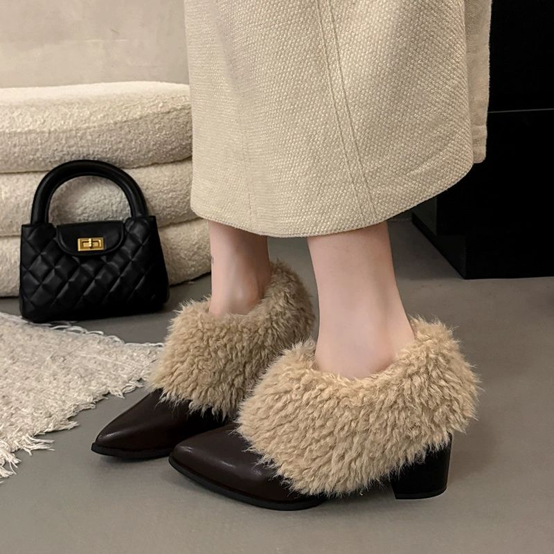 New Arrival: Women's Fashionable Non-Slip Ankle Boots, High-Heeled Boots, Women's Ankle Boots, Women's Short Boots