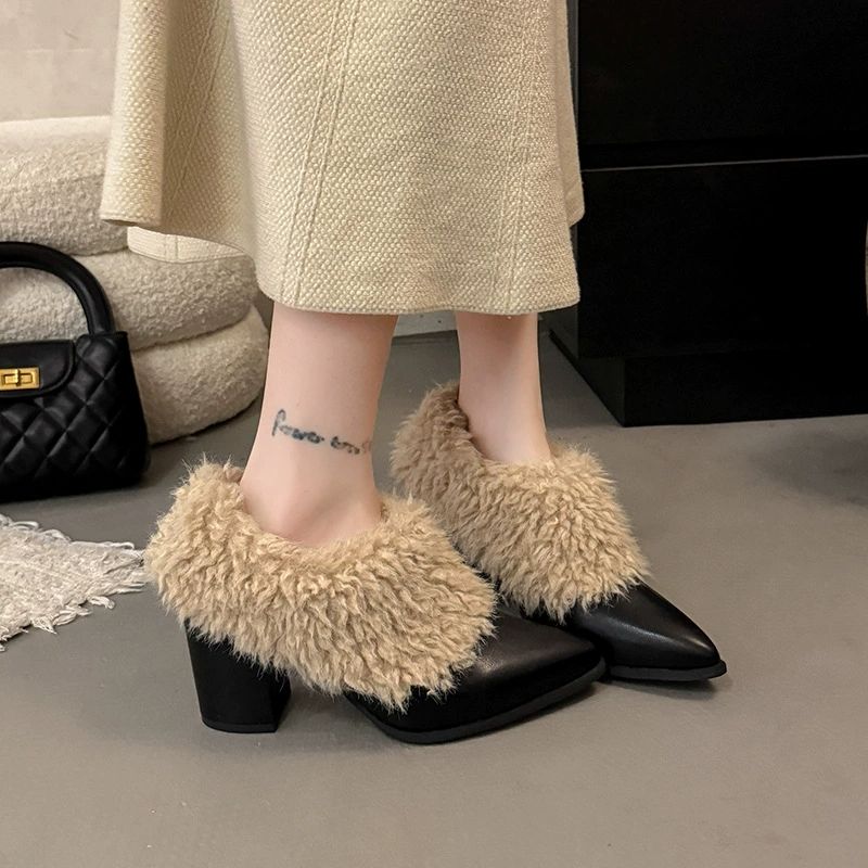 New Arrival: Women's Fashionable Non-Slip Ankle Boots, High-Heeled Boots, Women's Ankle Boots, Women's Short Boots