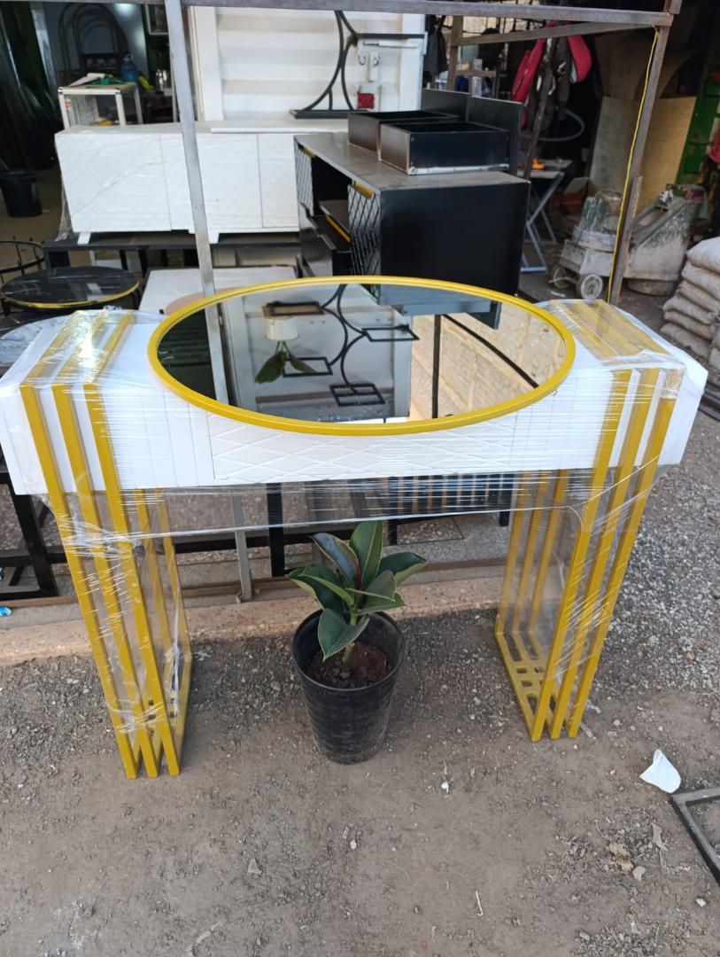Console Table with Mirror for Modern Living