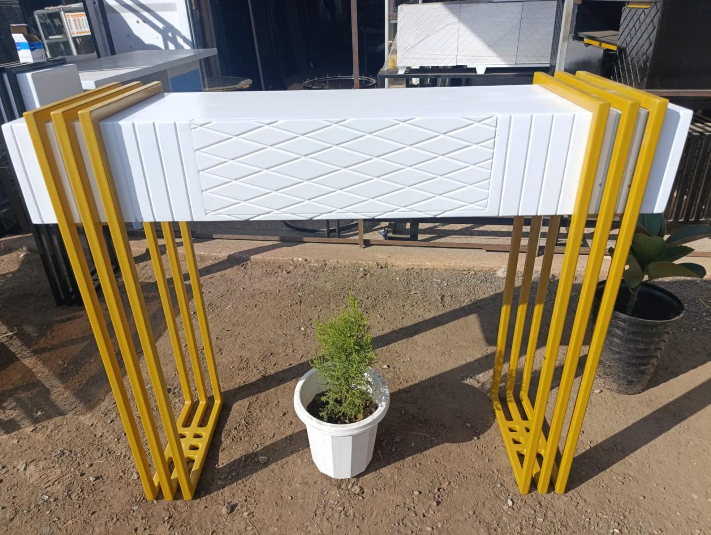 Console Table with Mirror for Modern Living