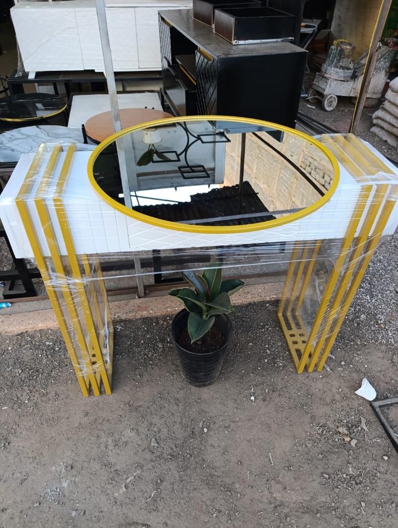 Console Table with Mirror for Modern Living