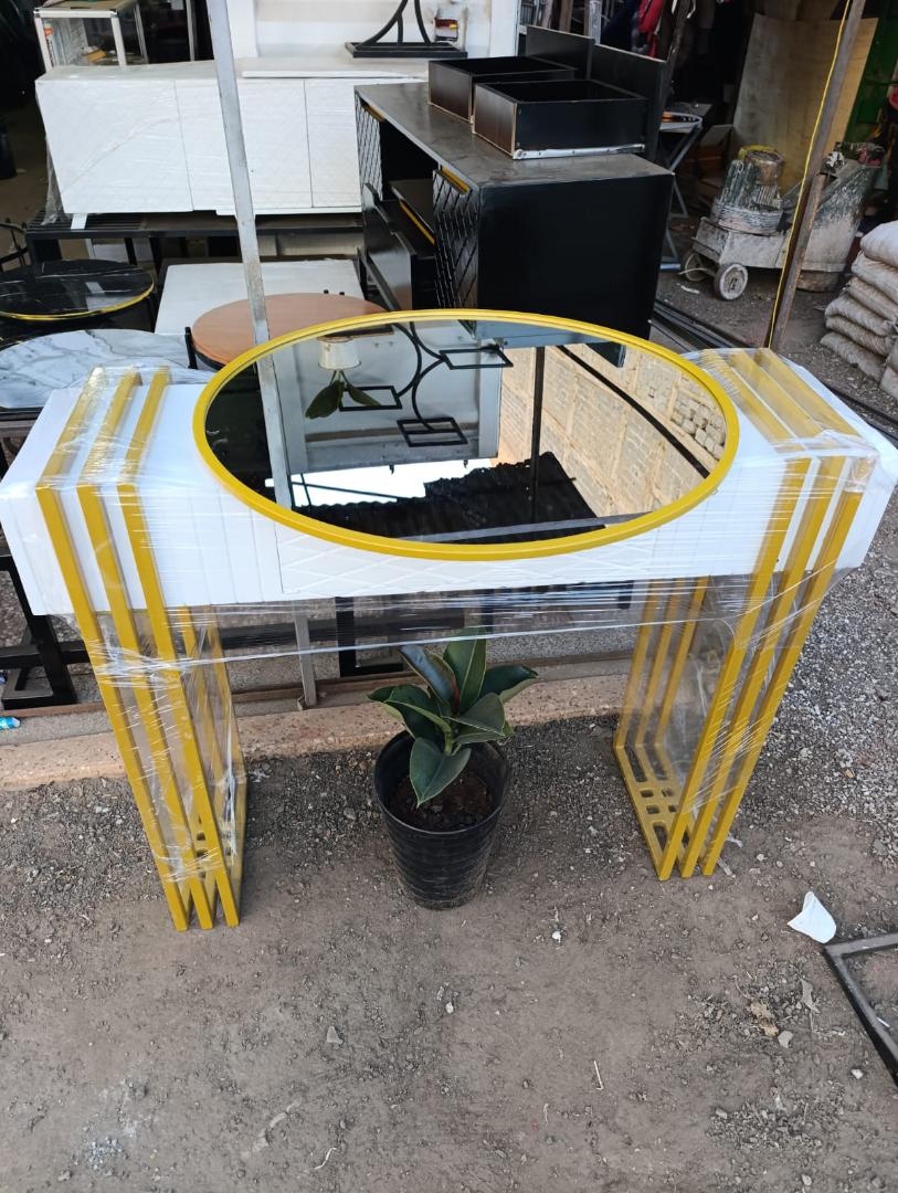 Console Table with Mirror for Modern Living