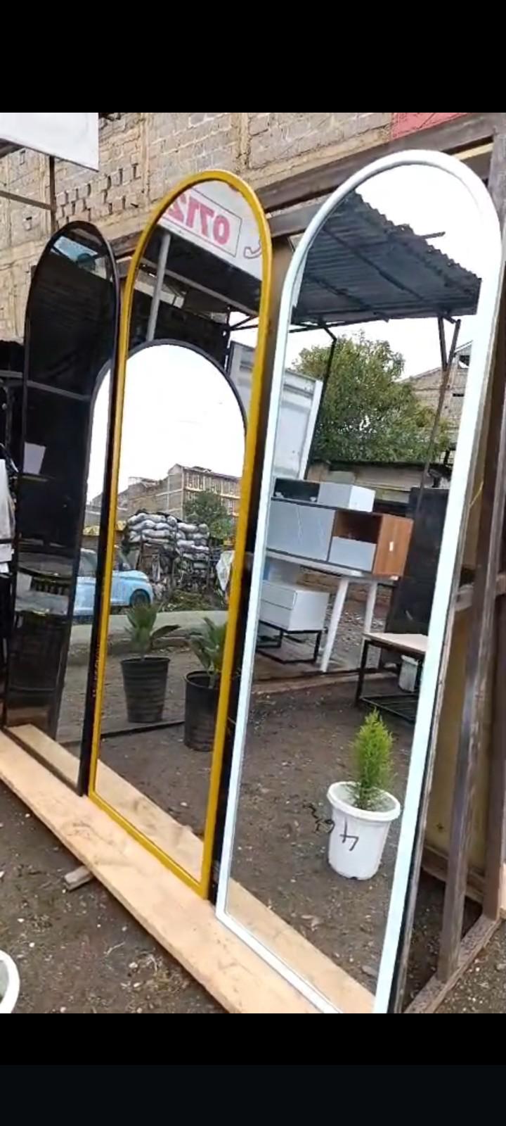 Premium Arched Full-Body Mirror – 2x6 Feet with Stand ✨