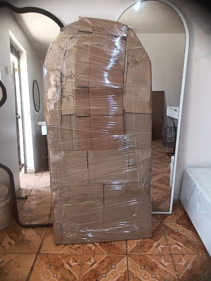 Modern arched,full length wall mirror 6 by 2.5 FT