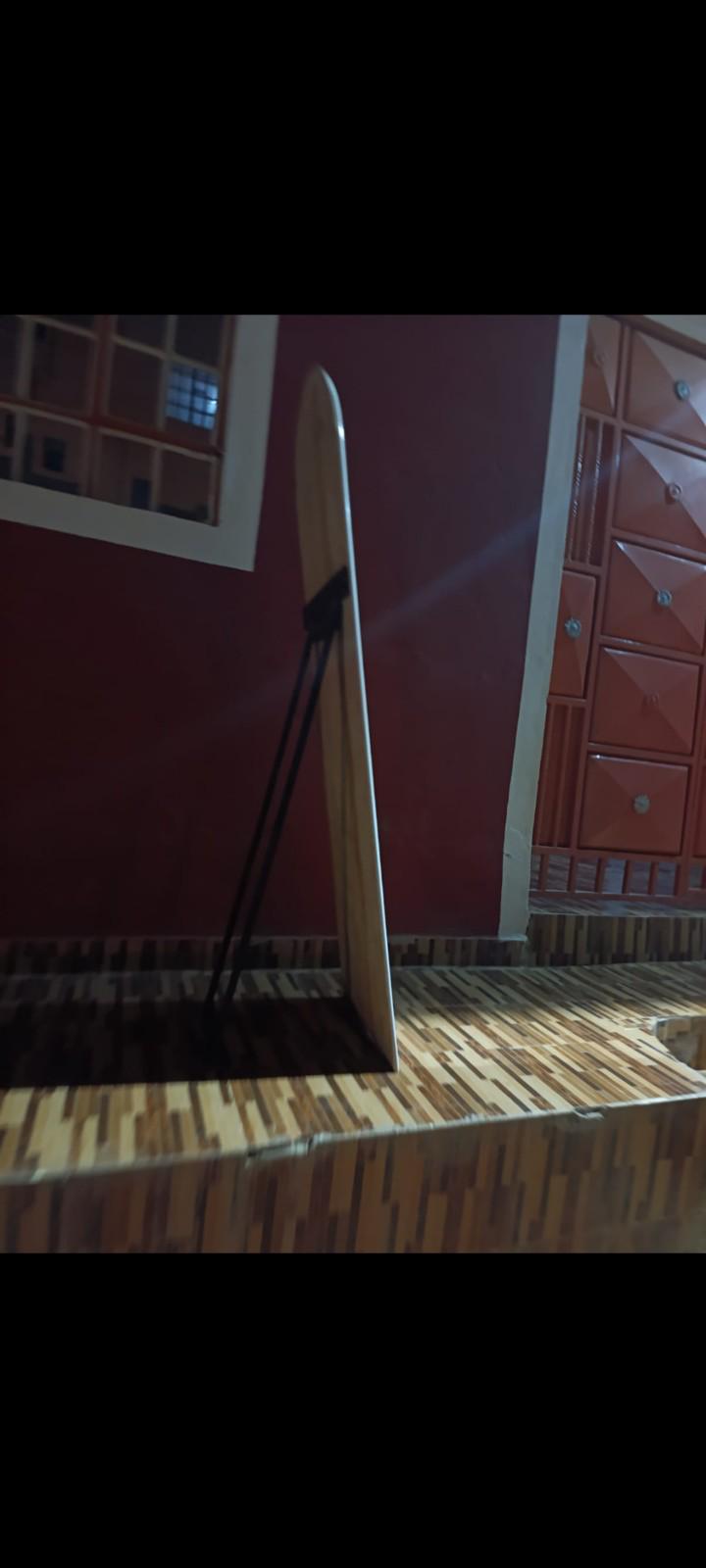 Modern Arched Full-Length Standing Mirror with Stand – whiteFrame (168 × 46 cm)