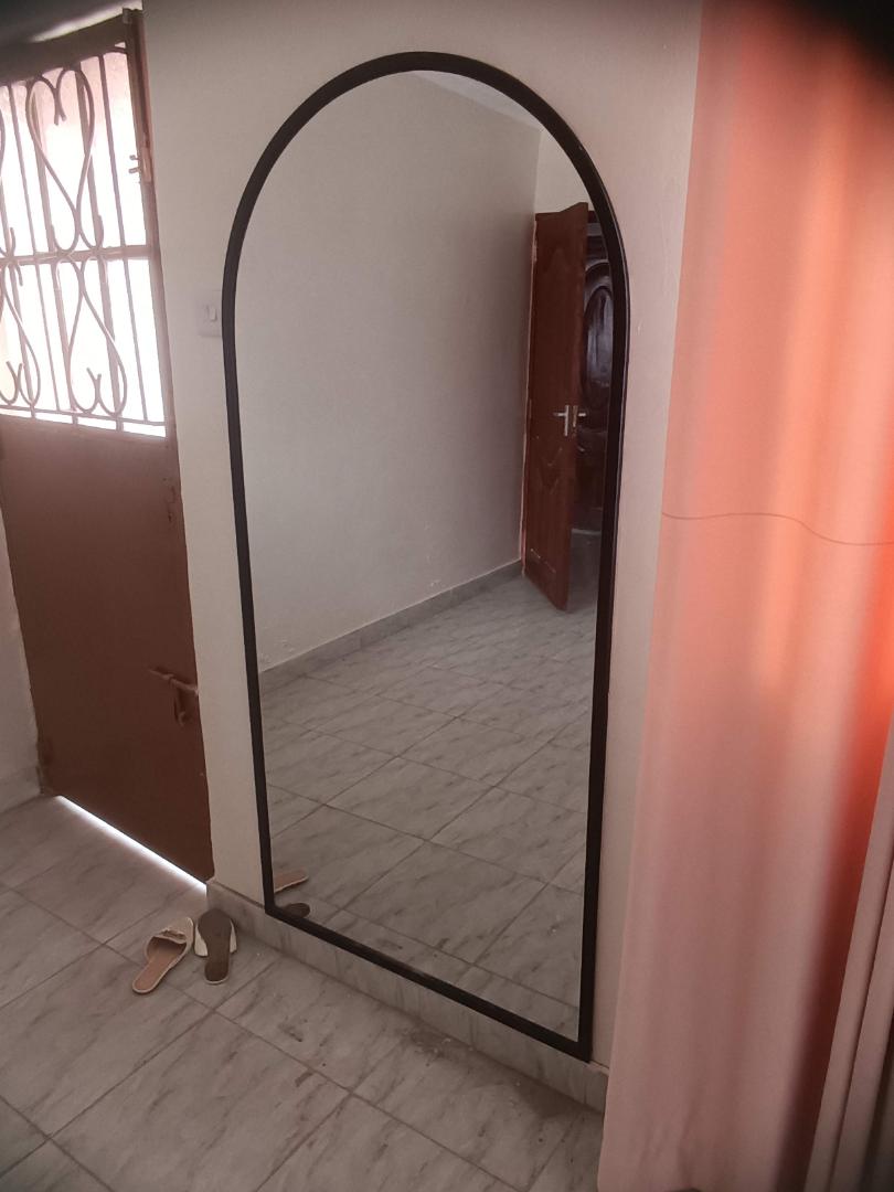 Modern Arch Wall Mirror 86×176 cm – Full Body Decorative Mirror with Strong Frame