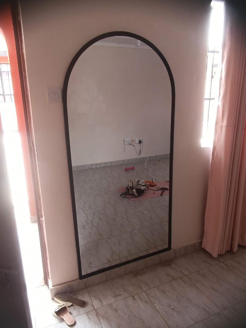 Modern Arch Wall Mirror 86×176 cm – Full Body Decorative Mirror with Strong Frame