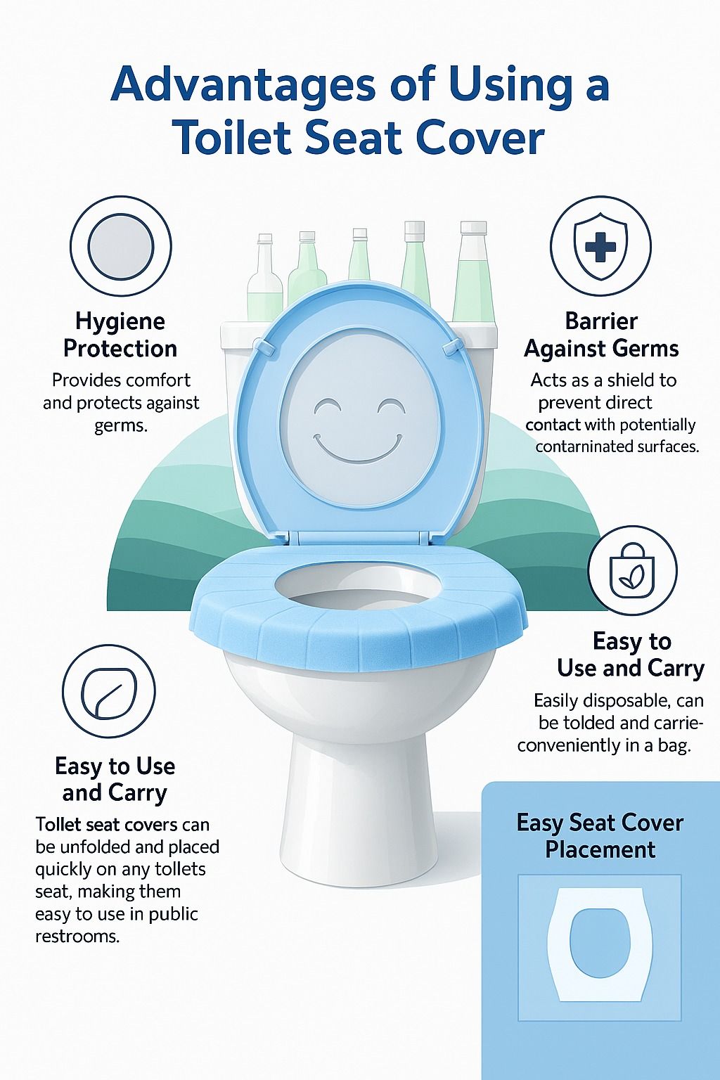 10pcs Disposable Toilet Seat Covers