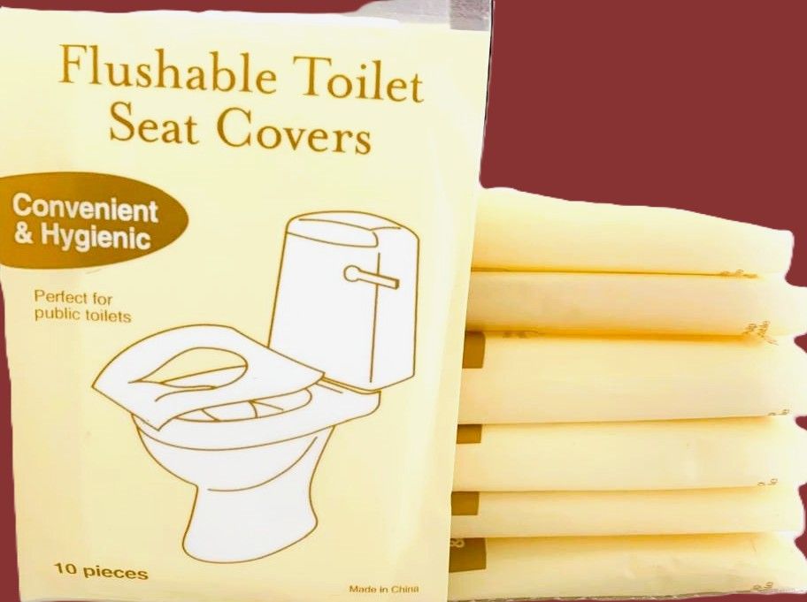 70pcs Flushable Toilet Seat Cover