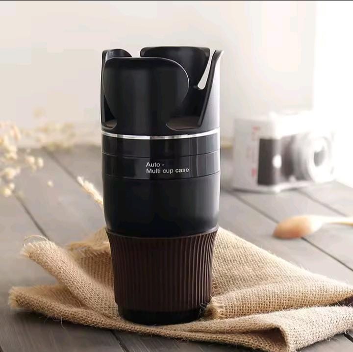 ADJUSTABLE 5-1 MULTIFUNCTION ROTATING CAR CUP HOLDER HAS A DIAMETER OF 40MM- 80MM FOR VEHICLES DEPTH MULTIFUNCTION CUP HOLDER EXTENDER, 360°ADJUSTABLE