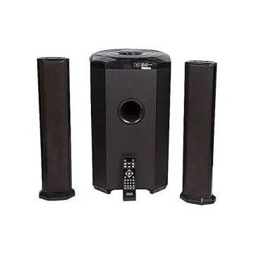 JTC J-801 Pro 2.1CH SUB Bluetooth Woofer HI-FI Sound Multimedia Speaker System default original-BT/FM-12000W + Microphone With Remote Control