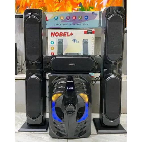 Nobel NB-2070 3.1Ch Subwoofer Speaker System – 55,000W PMPO, Bluetooth, Powerful 55,000W PMPO output for deep bass and clear highs,