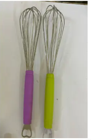 1Pc Stainless Steel Whisk Mixer with opener Wire Cake Egg Frother Beater Baking Tools Kitchen Tool.