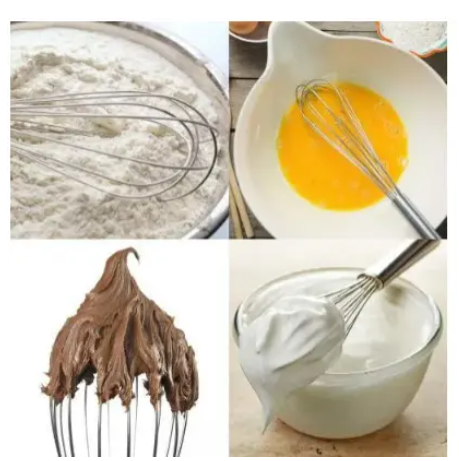 1Pc Stainless Steel Whisk Mixer with opener Wire Cake Egg Frother Beater Baking Tools Kitchen Tool.