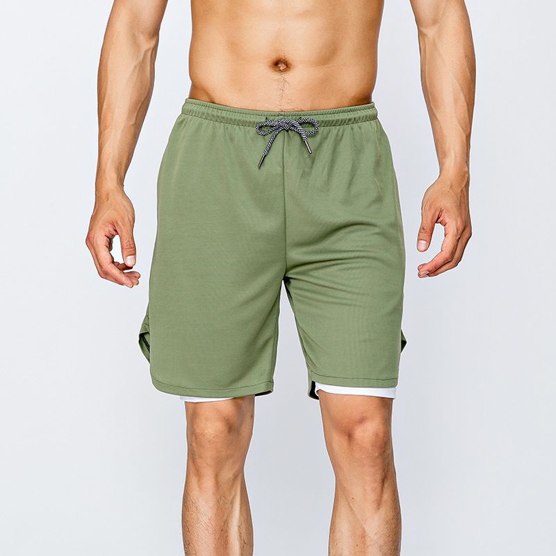 Men's 2 in 1 Workout Running Shorts 7 Inch Lightweight Athletic Gym Shorts with Compression Liner