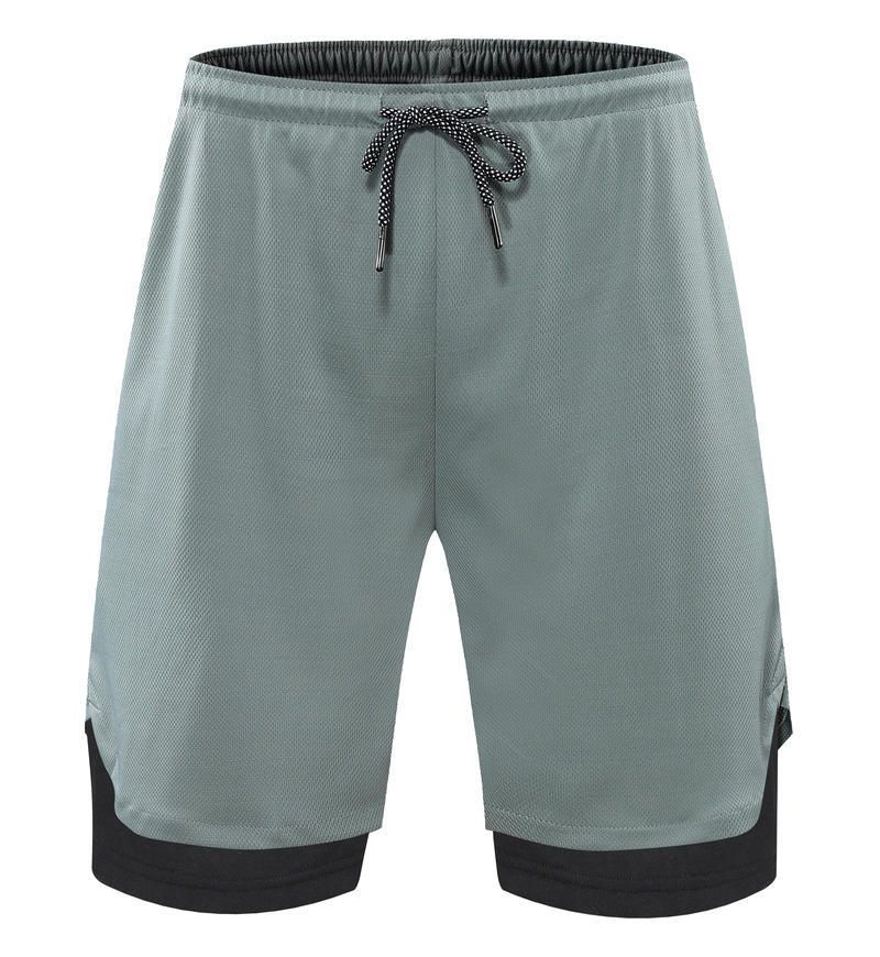 Men's 2 in 1 Workout Running Shorts 7 Inch Lightweight Athletic Gym Shorts with Compression Liner