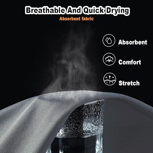 Men Athletic Hoodies Long Sleeve Running Sweatshirt with Zipper Slim Fit T-shirts for Running Gym Training