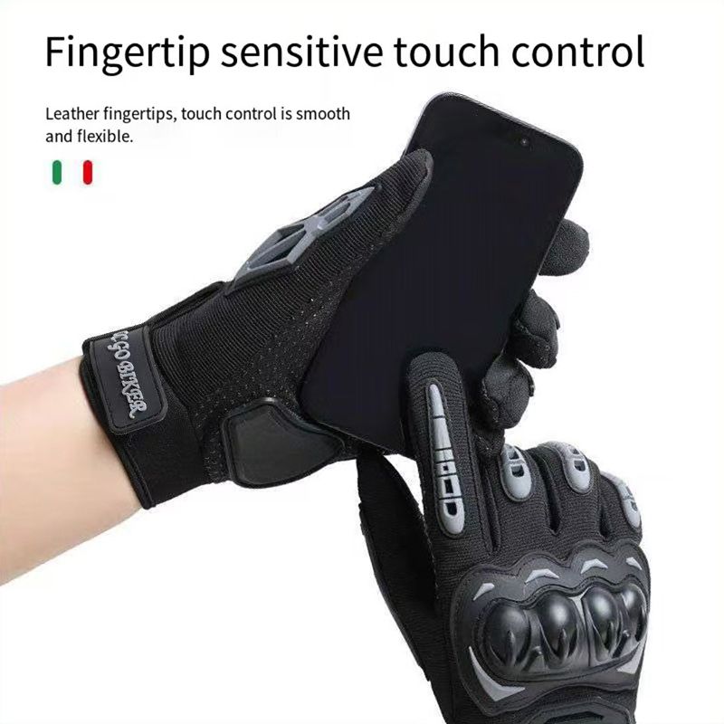 Motorcycle Gloves for Men and Women Full Finger Touchscreen Mountain Dirt Bike Gloves for Powersports  Driving Motocross Cycling Gloves
