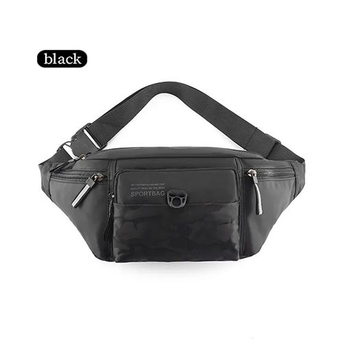 Waist Bag, Sports Shoulder Bag, Lightweight Oxford Cloth Bag, Travel Bag, Waist Bag For Men For Traveling.Crossbody  Pack with 4-Zipper Pocket