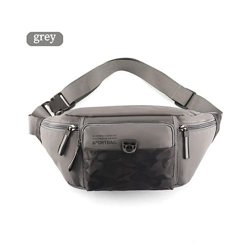 Waist Bag, Sports Shoulder Bag, Lightweight Oxford Cloth Bag, Travel Bag, Waist Bag For Men For Traveling.Crossbody  Pack with 4-Zipper Pocket