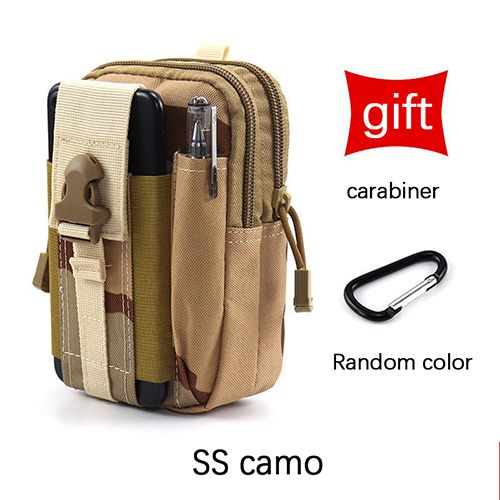 Tactical Molle Pouch, Universal EDC Waist Bag Belt Pouches, Outdoor Belt Bags Gear Tool Gadget Pocket with Cell Phone Holster