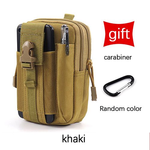 Tactical Molle Pouch, Universal EDC Waist Bag Belt Pouches, Outdoor Belt Bags Gear Tool Gadget Pocket with Cell Phone Holster