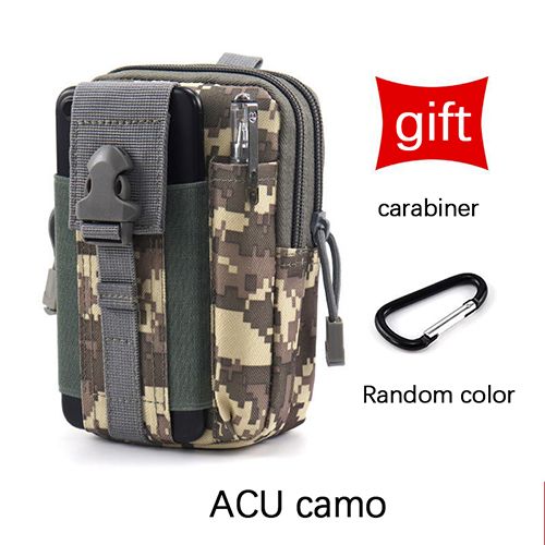 Tactical Molle Pouch, Universal EDC Waist Bag Belt Pouches, Outdoor Belt Bags Gear Tool Gadget Pocket with Cell Phone Holster