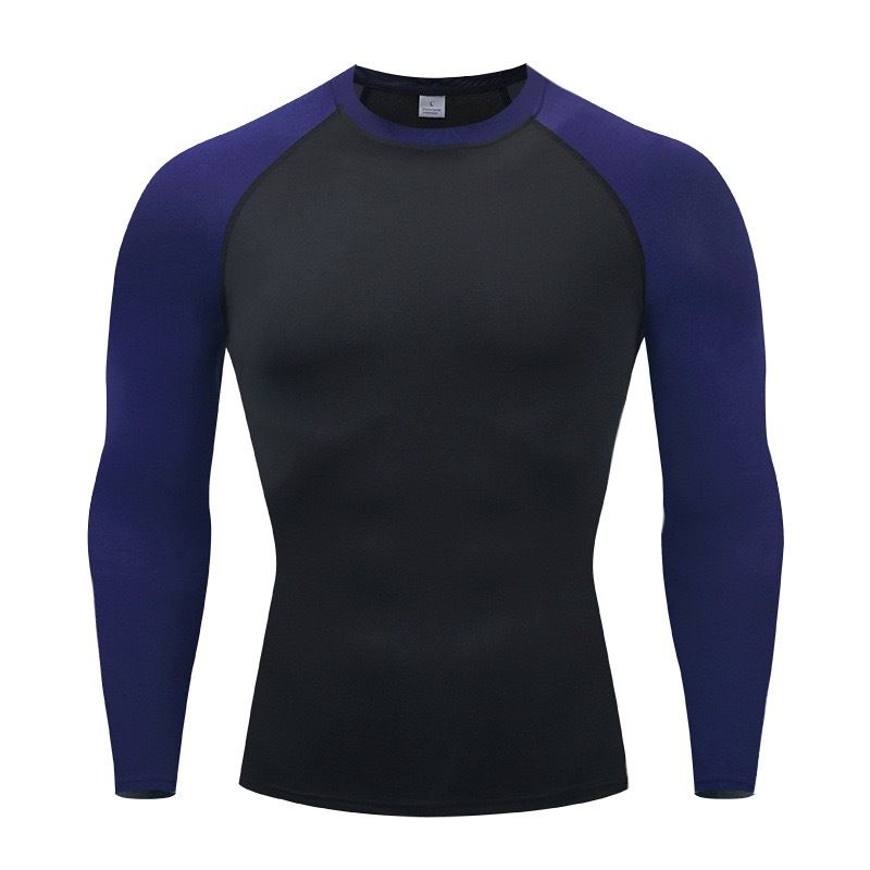 Running Shirt Men's Long Sleeve Gym Sportswear Compression Dry Fit Shirts for Men Fitness Sport -Shirts