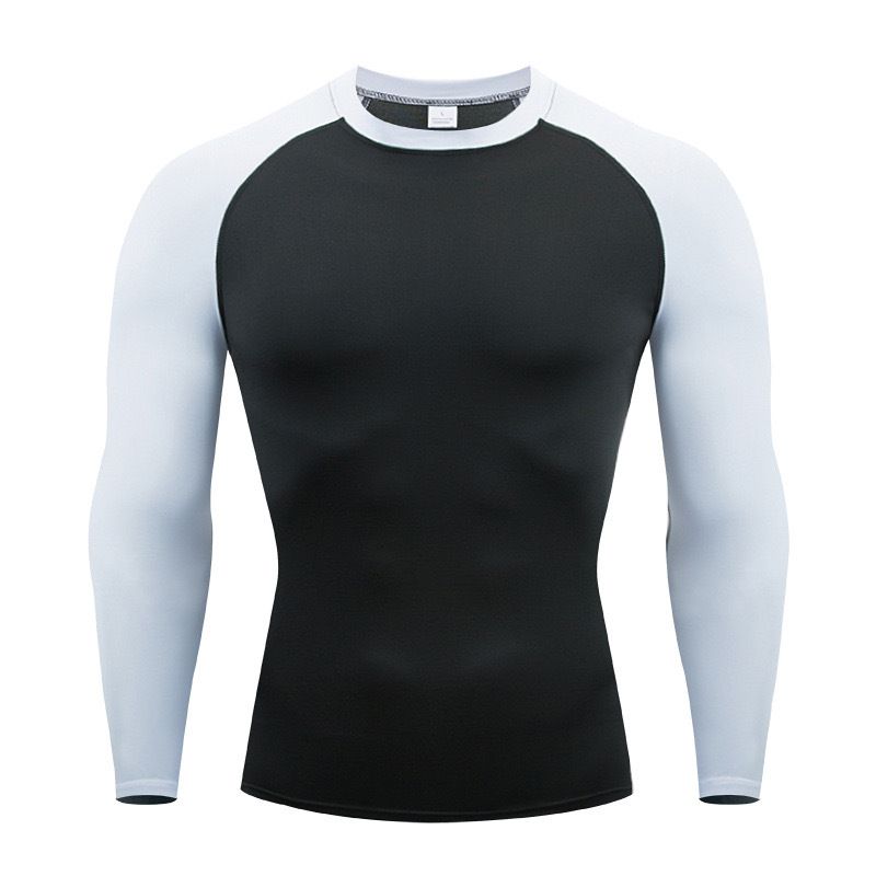 Running Shirt Men's Long Sleeve Gym Sportswear Compression Dry Fit Shirts for Men Fitness Sport -Shirts