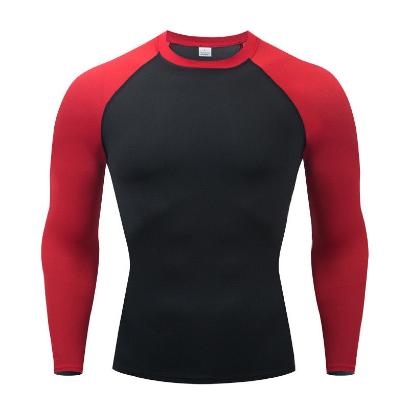 Running Shirt Men's Long Sleeve Gym Sportswear Compression Dry Fit Shirts for Men Fitness Sport -Shirts