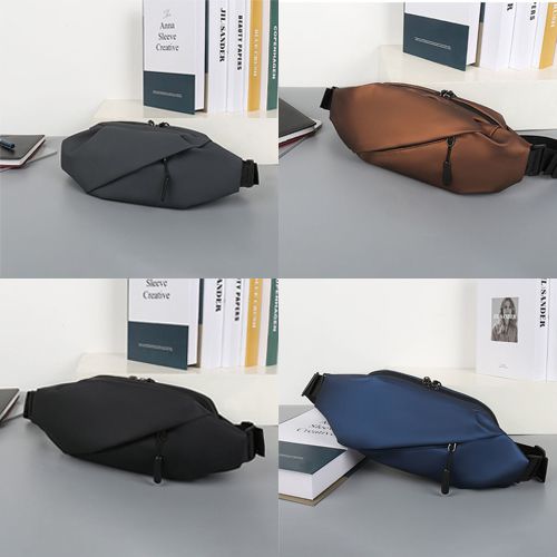 Sling Bag , Multi-pocket Crossbody Shoulder Chest Bag with Adjustable Shoulder Strap, Water-resistant Waist Fanny Pack for Men, Women, Travel, Daily Use, Cycling, Hiking, Small