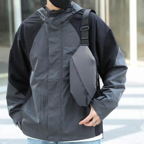 Sling Bag , Multi-pocket Crossbody Shoulder Chest Bag with Adjustable Shoulder Strap, Water-resistant Waist Fanny Pack for Men, Women, Travel, Daily Use, Cycling, Hiking, Small