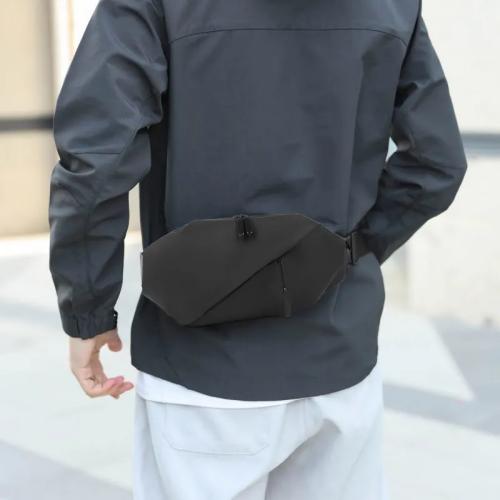 Sling Bag , Multi-pocket Crossbody Shoulder Chest Bag with Adjustable Shoulder Strap, Water-resistant Waist Fanny Pack for Men, Women, Travel, Daily Use, Cycling, Hiking, Small