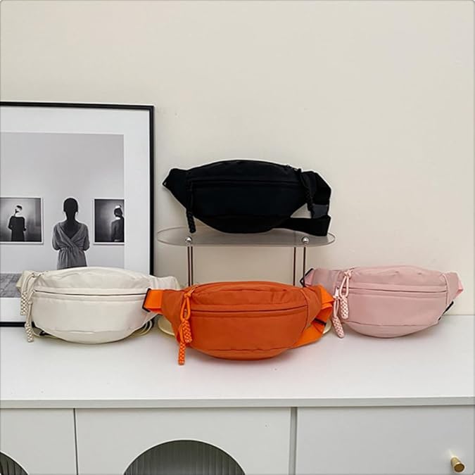 Crossbody Fanny Pack for Women Men Fashion Waist Pack Belt Bag with Adjustable Strap for Hiking Running Travel