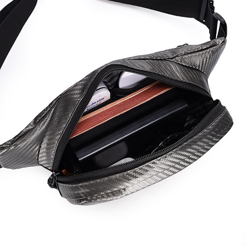 Outdoor Bag Hard Shell Fanny Pack for Men Women,tactical waist bag with shoulder straps with Adjustable Belt for Traveling Motorcycle riding waterproof shoulder bag
