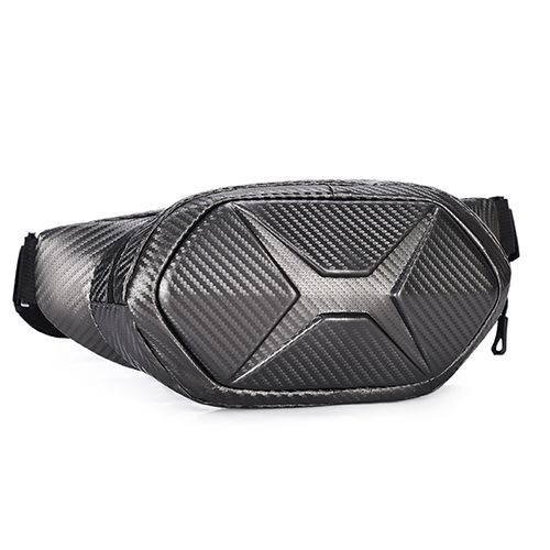 Outdoor Bag Hard Shell Fanny Pack for Men Women,tactical waist bag with shoulder straps with Adjustable Belt for Traveling Motorcycle riding waterproof shoulder bag