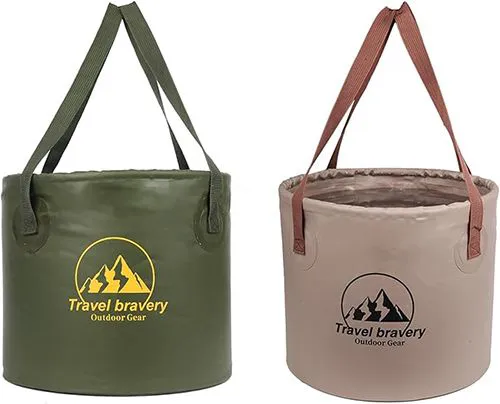 Outdoor Portable Folding Bucket, Picnic, Fishing Bucket, Water Bucket, Large Capacity Handheld Bucket, Suitable for Camping, Hiking, Water Filling, Vegetables and Fruits