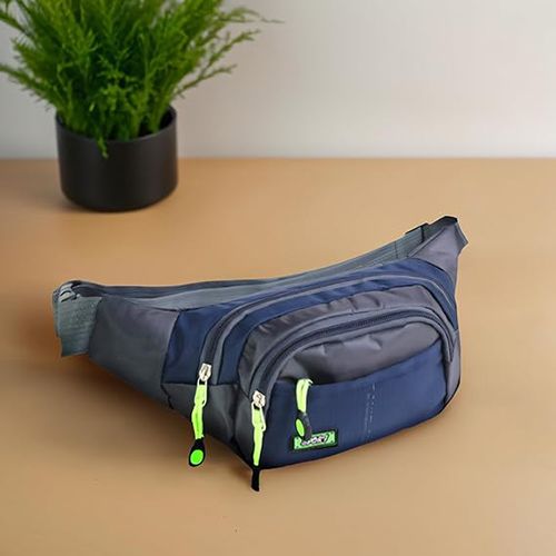 Lightweight Sports Waist Pack Bag with Zipper Pockets, Suitable for Phone, Wallet, Ideal for Men and Women for Hiking, Running,With Large Capacity Waterproof