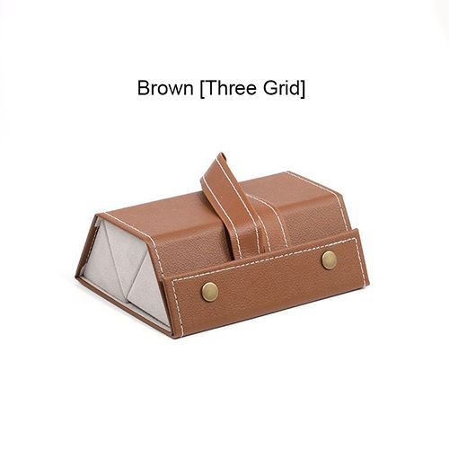 Sunglasses Travel Case,Portable Multiple Glasses box Foldable Eyeglasses Case，Suitable for men, women and girls who carry multiple pairs of glasses(Brown/Black)