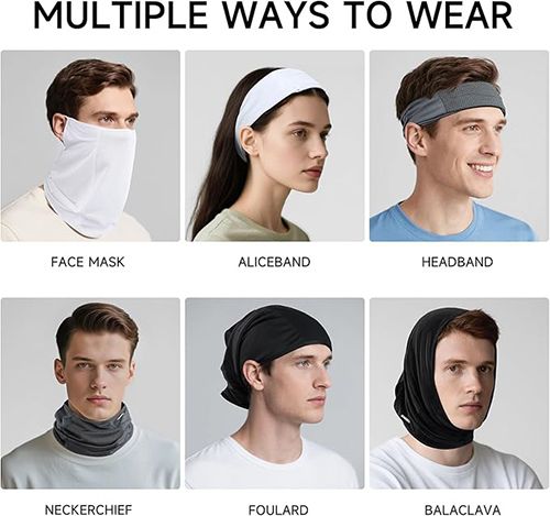 Face Mask Neck Gaiter: Sun Protection Scarf Breathable Cooling for Summer Outdoor Activities, Hiking, Cycling