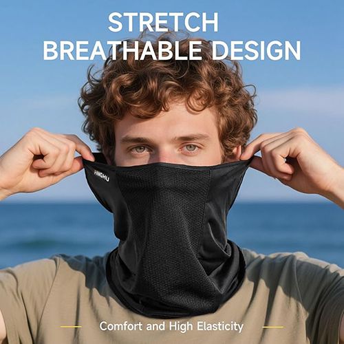 Face Mask Neck Gaiter: Sun Protection Scarf Breathable Cooling for Summer Outdoor Activities, Hiking, Cycling