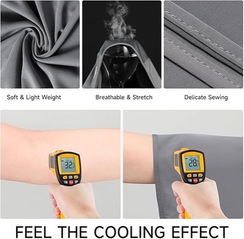 Face Mask Neck Gaiter: Sun Protection Scarf Breathable Cooling for Summer Outdoor Activities, Hiking, Cycling