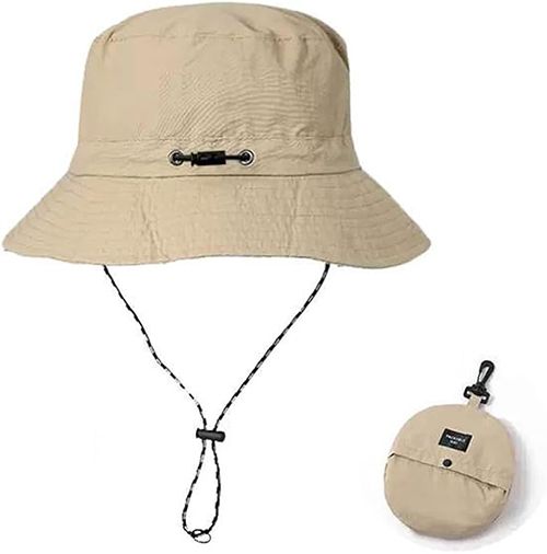 Men Women Outdoor Quick Dry Packable Bucket Hat for Sun Protection, Safari, Hiking, Fishing - Summer Boonie