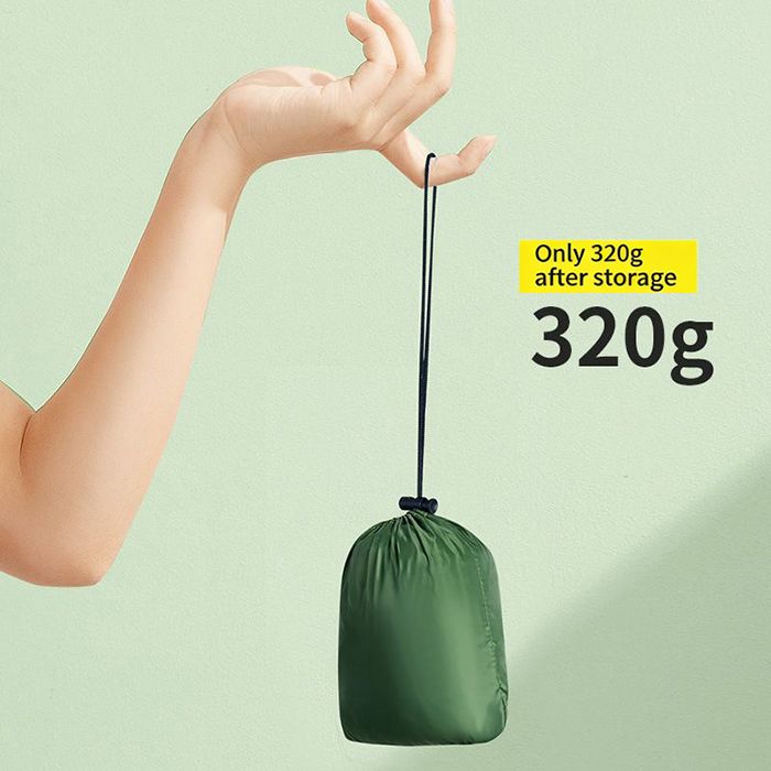 Quick-Open Ultra-Light Portable Camping Hammock 140cm*210cm, Breathable Polyester, Integrated Storage, 200KG Load, Anti-Rollover Large Space, Outdoor Travel Hammock, 4 Colors Available