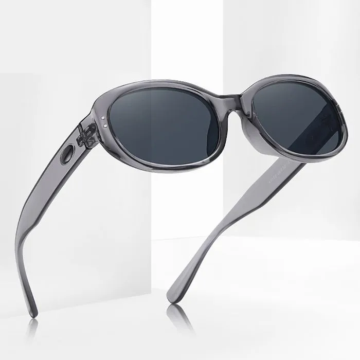 Retro Oval Sunglasses for Men & Women – UV400 Protection, 6 Colors, Lightweight PC Frame, Trendy Shades for Vacation, Fashion, Party, Casual Wear, 90s Aesthetic Unisex Eyewear