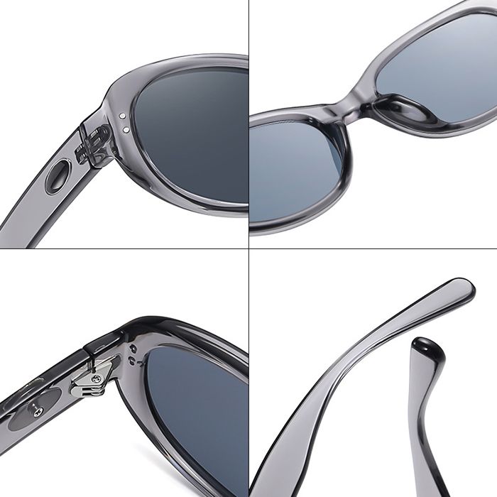 Retro Oval Sunglasses for Men & Women – UV400 Protection, 6 Colors, Lightweight PC Frame, Trendy Shades for Vacation, Fashion, Party, Casual Wear, 90s Aesthetic Unisex Eyewear